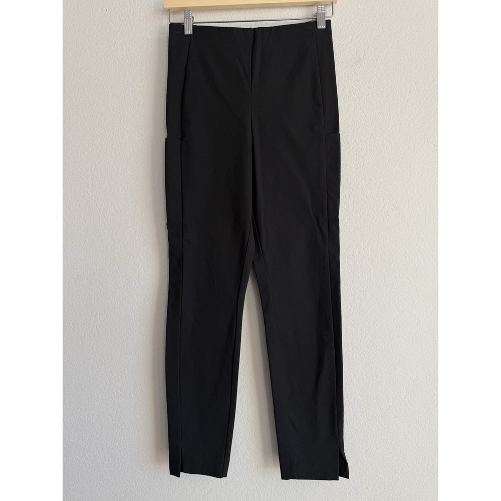 Athleta Pants Size 4 Women's Wander Slim Black Travel Commute High Waist Pockets - Picture 2 of 11